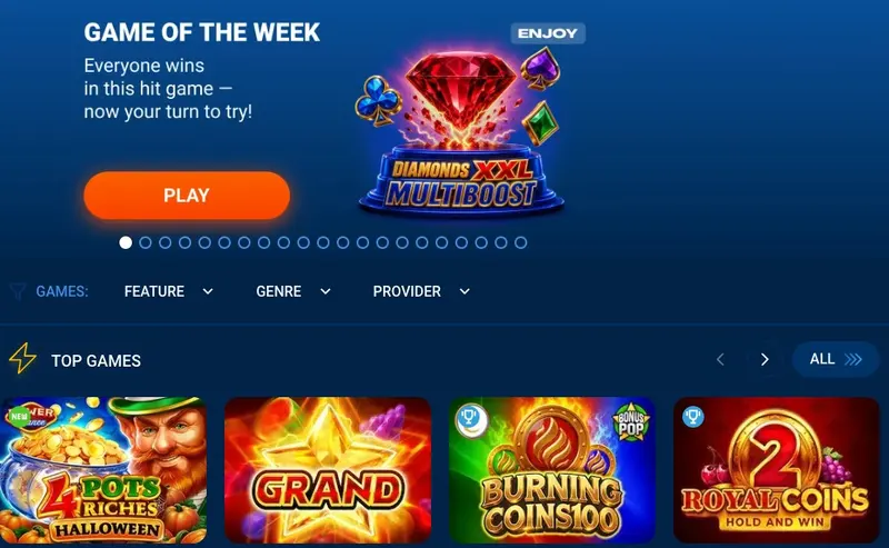 Mostbet casino lobisi ve haftanın oyunu